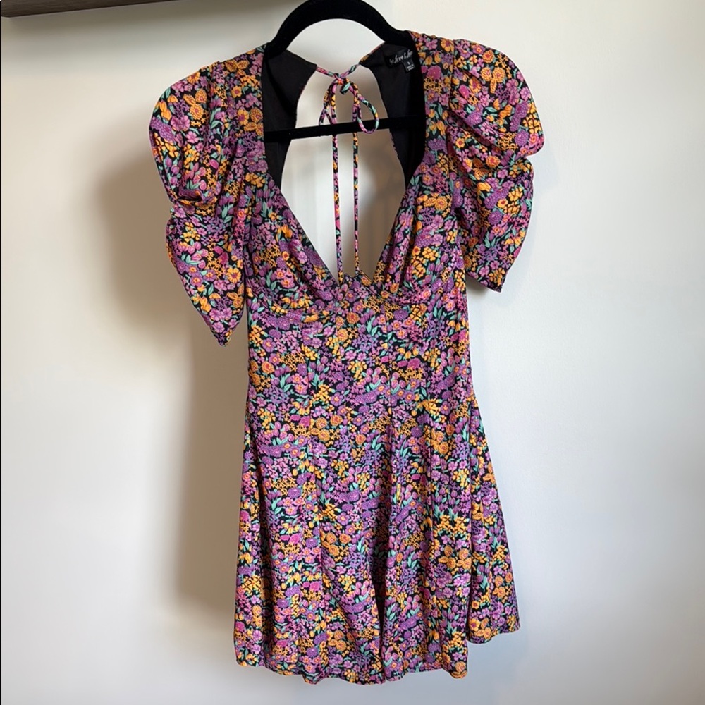 For Love And Lemons Puff Sleeve Sundress